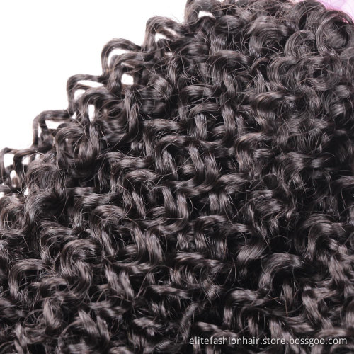 100% Brazilian Unprocessed Virgin Deep Curly Human Hair Weave bundles for black woman virgin brazilian human hair Bundles